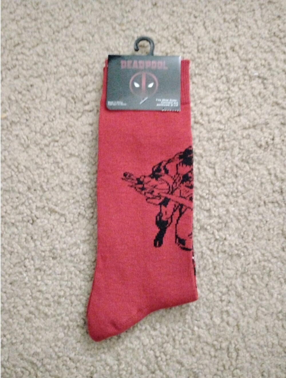 Marvel Deadpool Men's Crew Socks